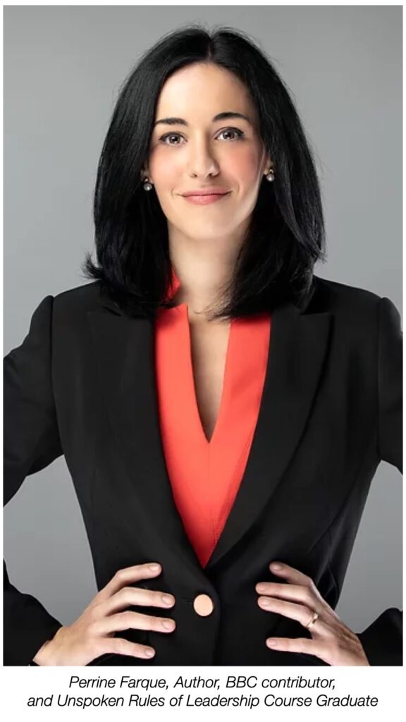 Perrine Farque, Unspoken Rules of Leadership Graduate
